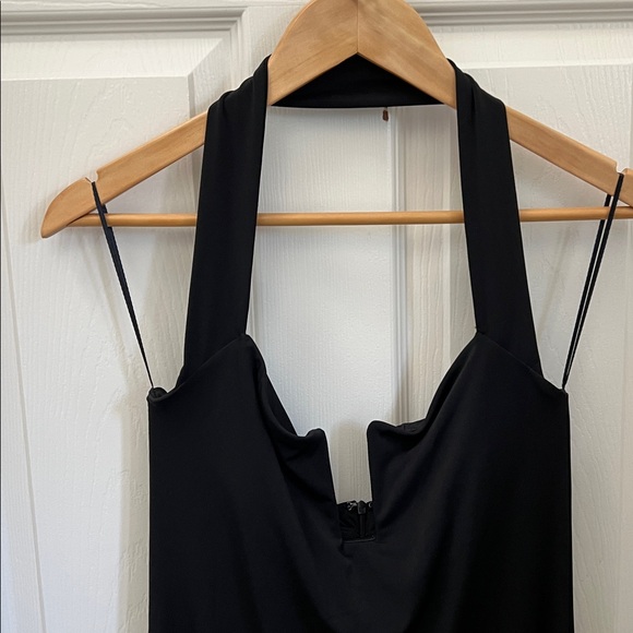 Dynamite Halter Bodycon Midi Bare Dress - Picture 3 of 6